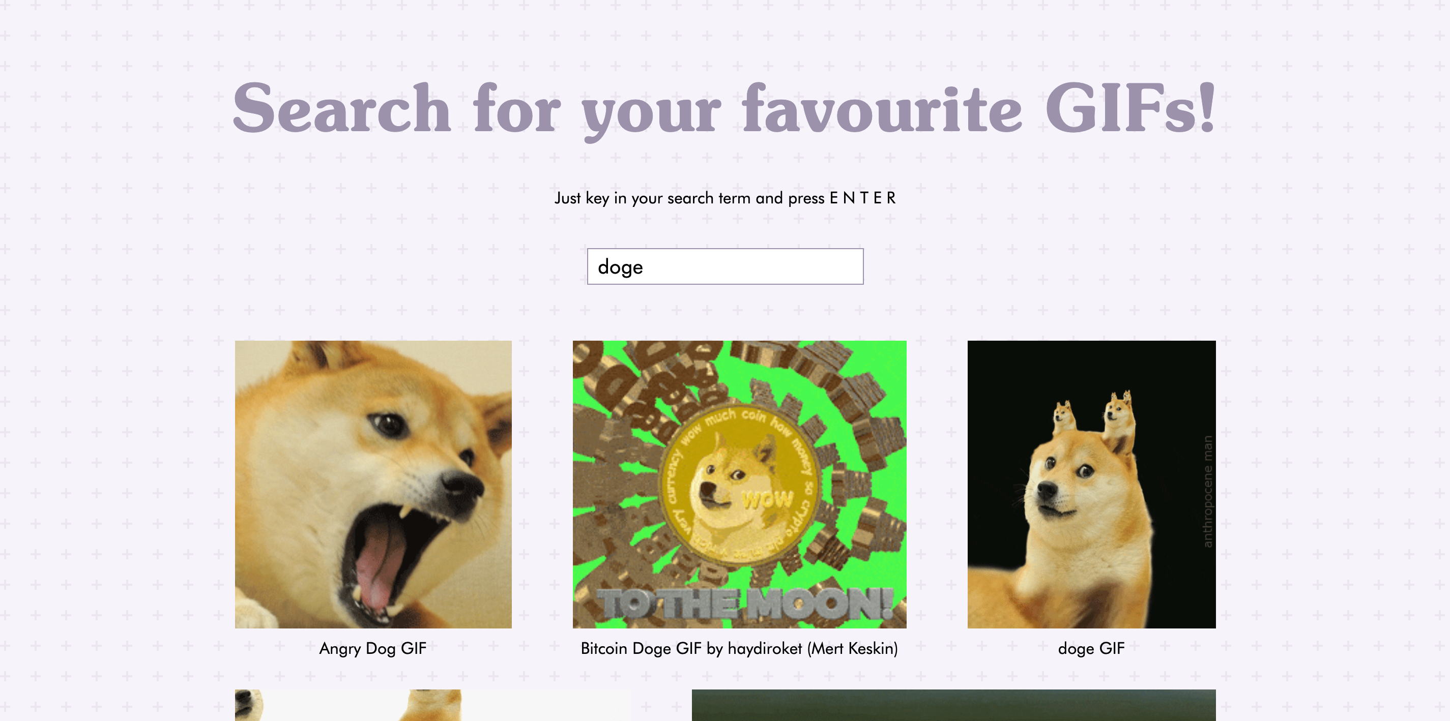 GIF Search with ReactJS