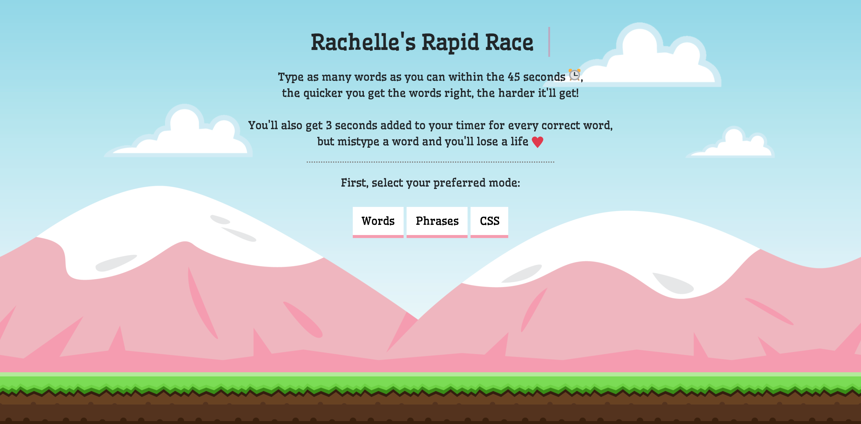 Rachelle's Rapid Race